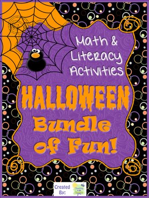 cover image of Halloween Bundle (Math & Literacy)